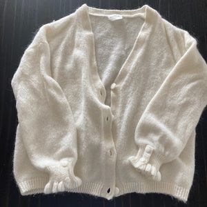 White Sezane Sweater